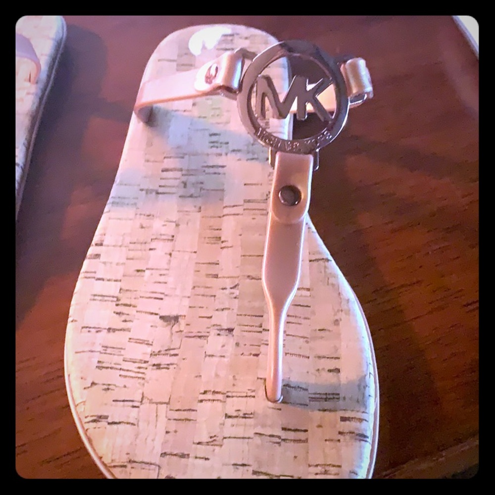New Michael Kors Rose Gold Sandals